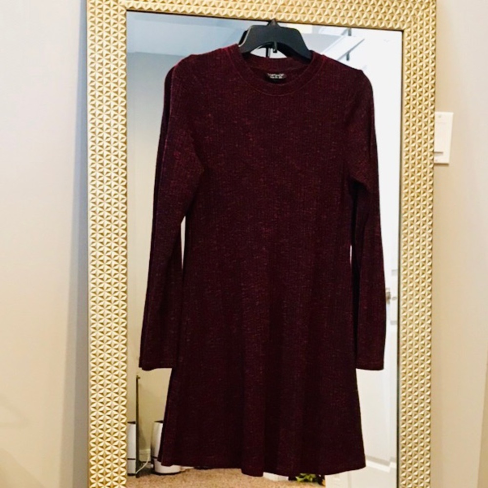 Topshop long-sleeved dress